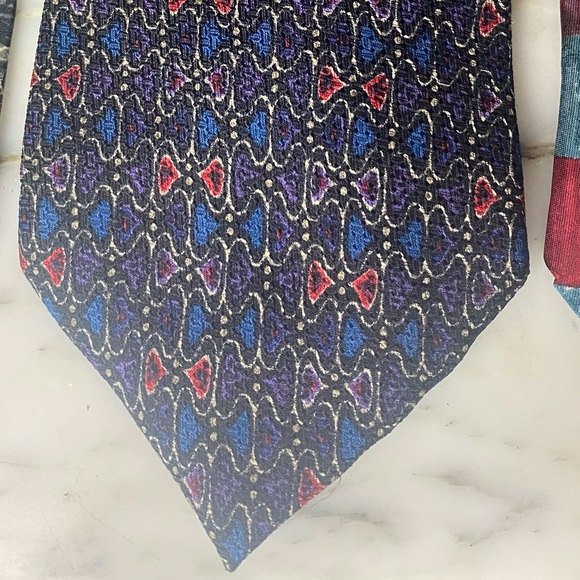 7 Vintage Silk Ties Fendi, Givenchy, Dior, Balmain, PierreCardin, Boss, Ken Cole - Picture 16 of 16